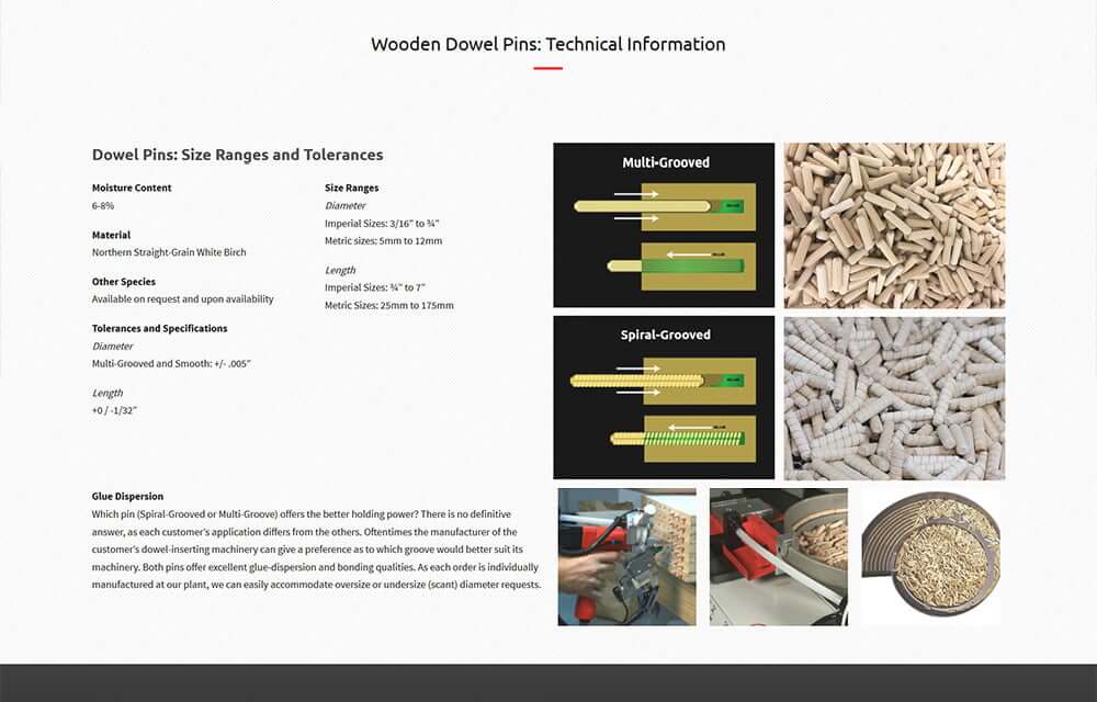 Manufacturing Website Service Page