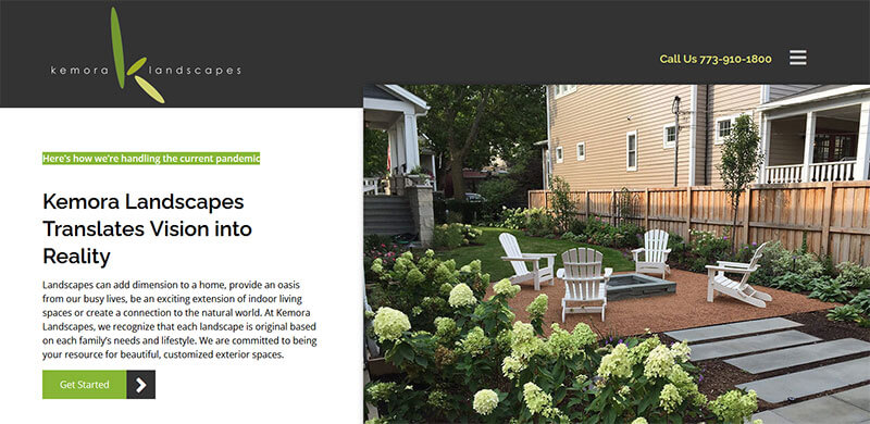Kemora Landscapes Homepage