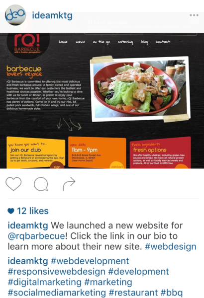 Hashtags on Instagram