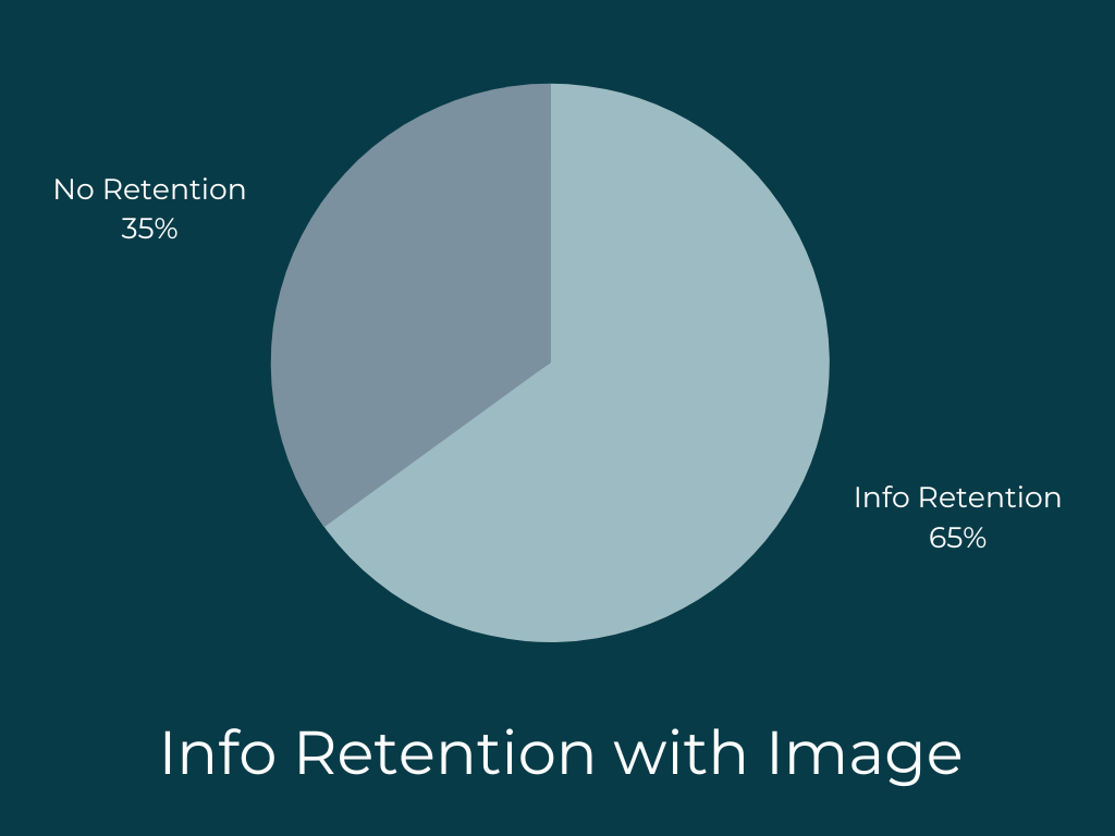image retention pie chart