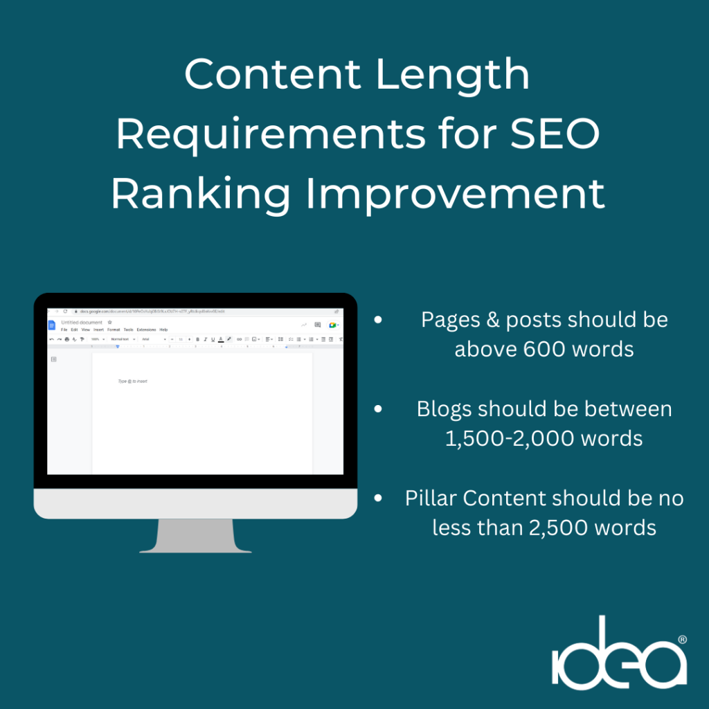Content Length Requirements For SEO Ranking Improvement 