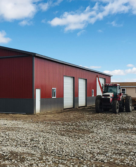 Burrow's Red Pole Barn Image Example